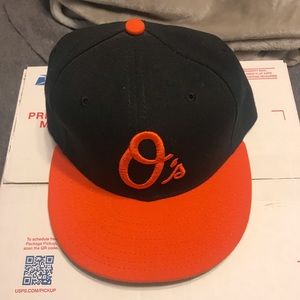 Baltimore Orioles New Era On Field Fitted Hat Size 7 1/4
